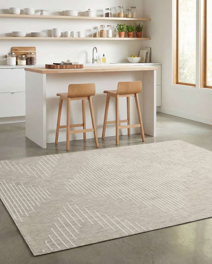 9' x 12' Easy-Clean Modern Indoor / Outdoor Rug