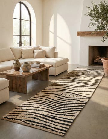5' x 13' 8 Hand Knotted Moroccan Wool Runner Rug