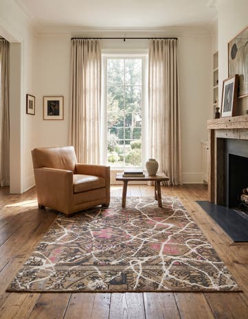 4' 2 x 6' Hand Knotted Ultra Vintage Persian Wool Rug