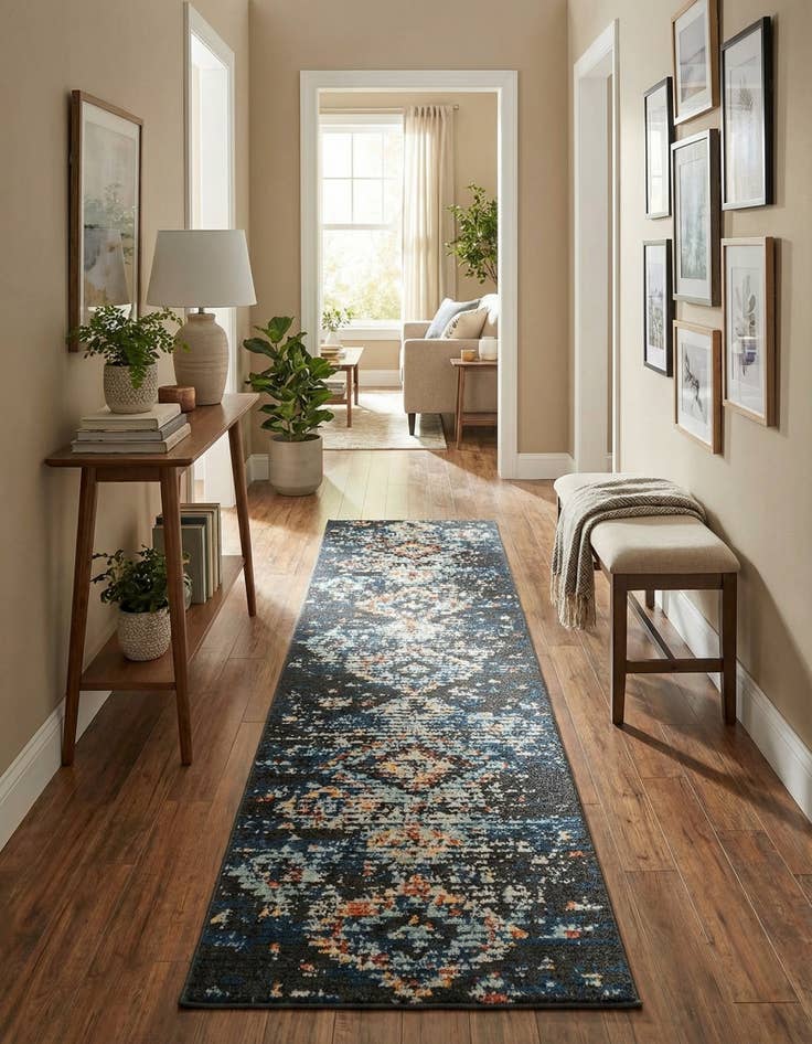 Detail image of  2' 7 x 10' Morocco Runner Rug