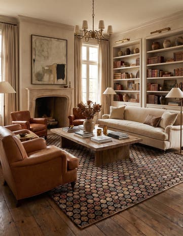 9' x 12' 2 Hand Knotted Darya Wool Rug