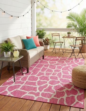 6' x 9' Easy-Clean Safari Indoor / Outdoor Rug