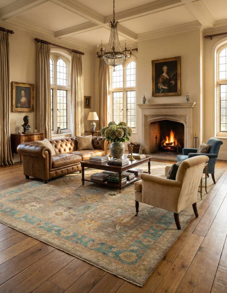 Detail image of 16' x 22' 10  Hand Knotted Peshawar Ziegler Rug