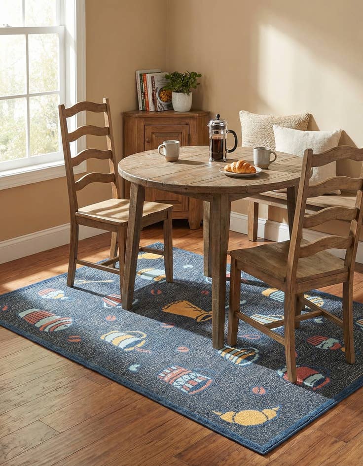 Detail image of 5' x 7' 7  Washable  Indoor / Outdoor Rug