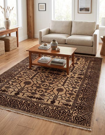 4' x 6' 8 Hand Knotted Ziegler Modern Rug