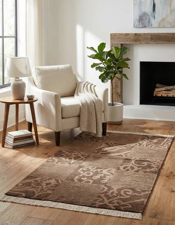 2' 7 x 5' Hand Knotted Darya Wool Rug