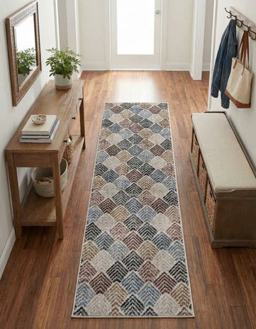 2' x 6' Eco Trellis Runner Rug