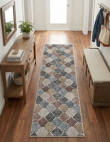 2' x 6' Eco Trellis Runner Rug