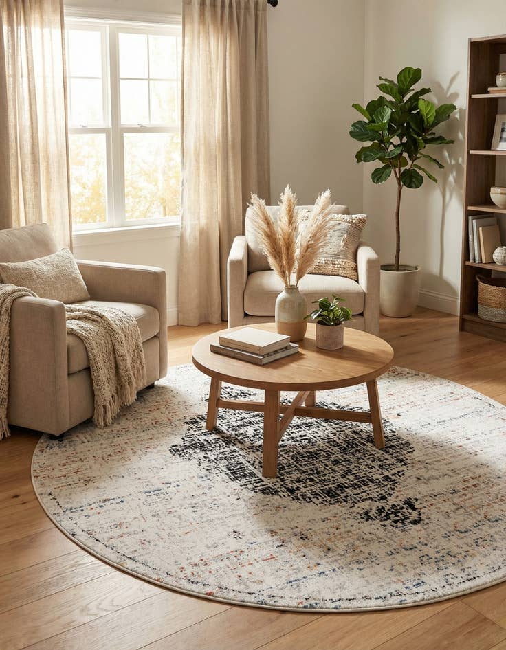 Detail image of 10' x 10' Aramis Round Rug