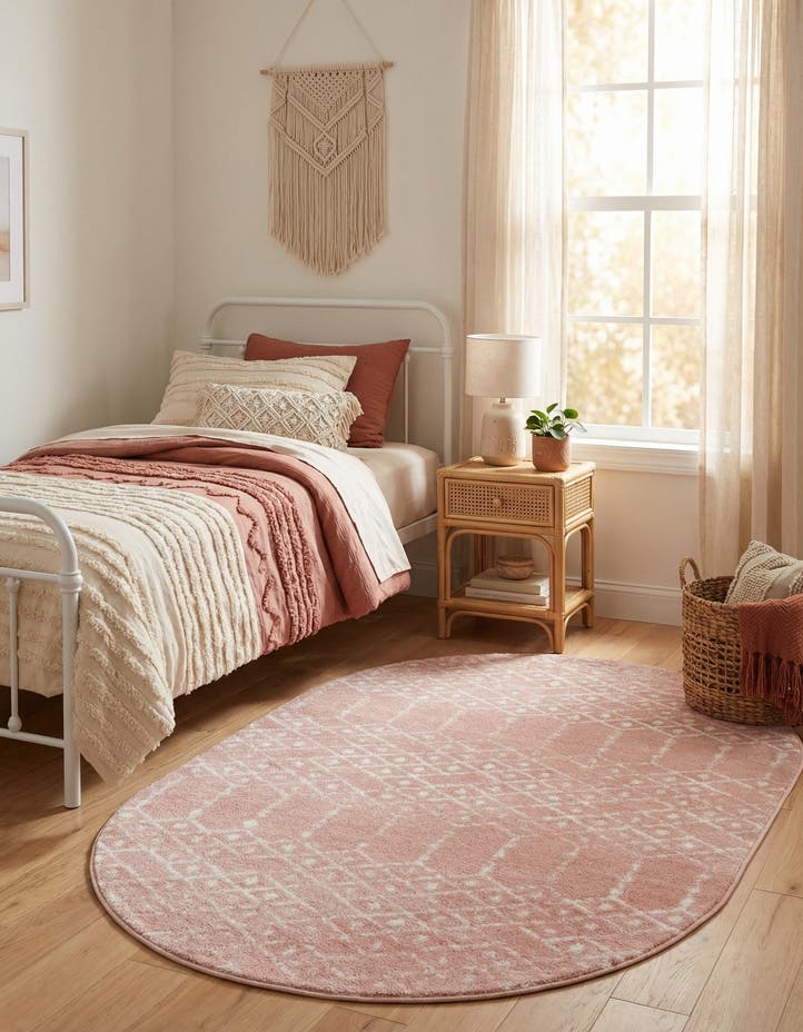 4' x 6' Paxon Trellis Oval Rug
