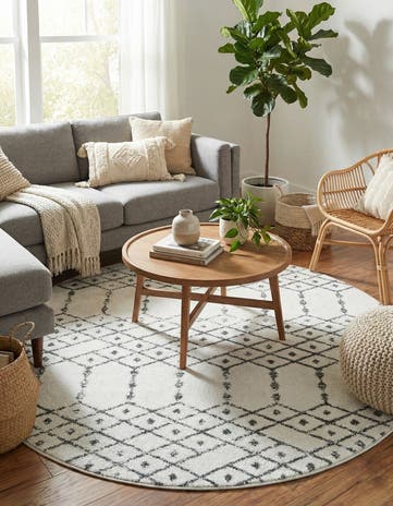 7' 10 x 7' 10 Paxon Trellis Round Rug