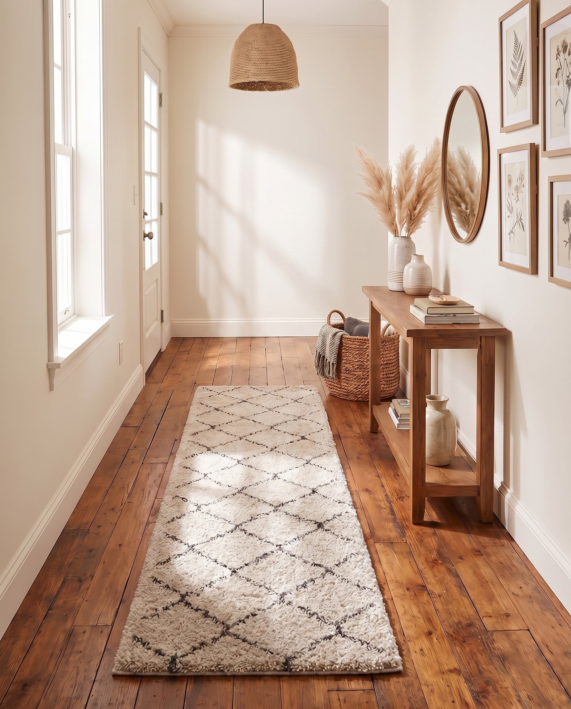 2' 7 x 13' Marrakesh Shag Runner Rug
