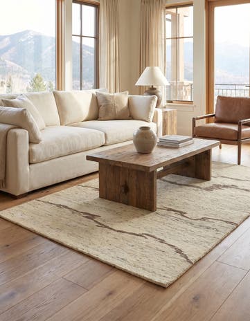 4' 1 x 6' Hand Knotted Tibet Wool Rug