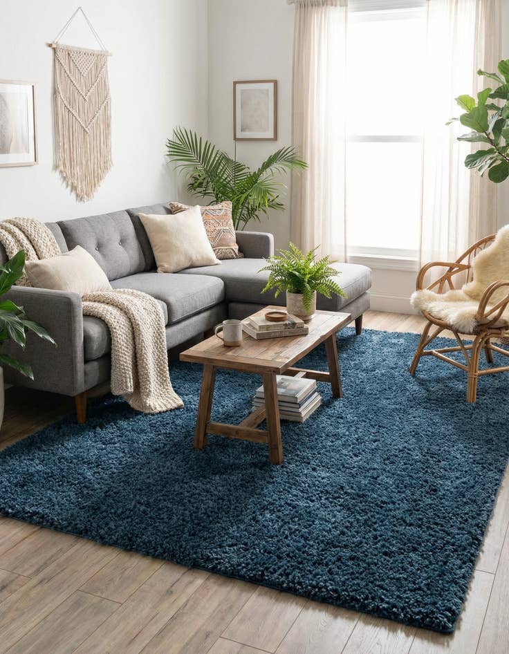 Detail image of 10' x 14' Zermatt Shag Rug