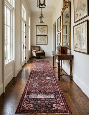2' 3 x 13' 4 Hand Knotted Ultra Vintage Persian Wool Runner Rug