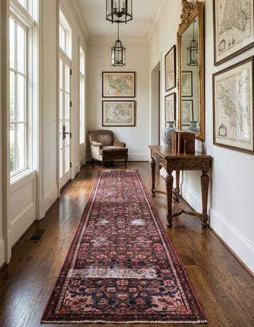 2' 3 x 13' 4 Hand Knotted Ultra Vintage Persian Wool Runner Rug