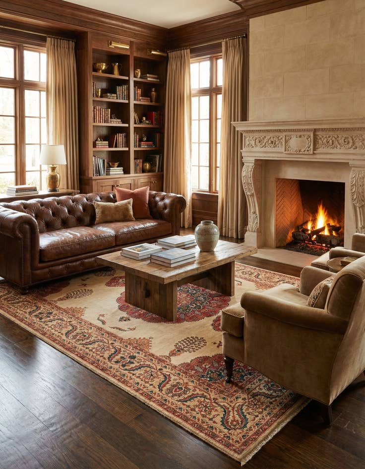 Detail image of 6' 8 x 9' 10  Hand Knotted Ariana Ziegler Oriental Rug