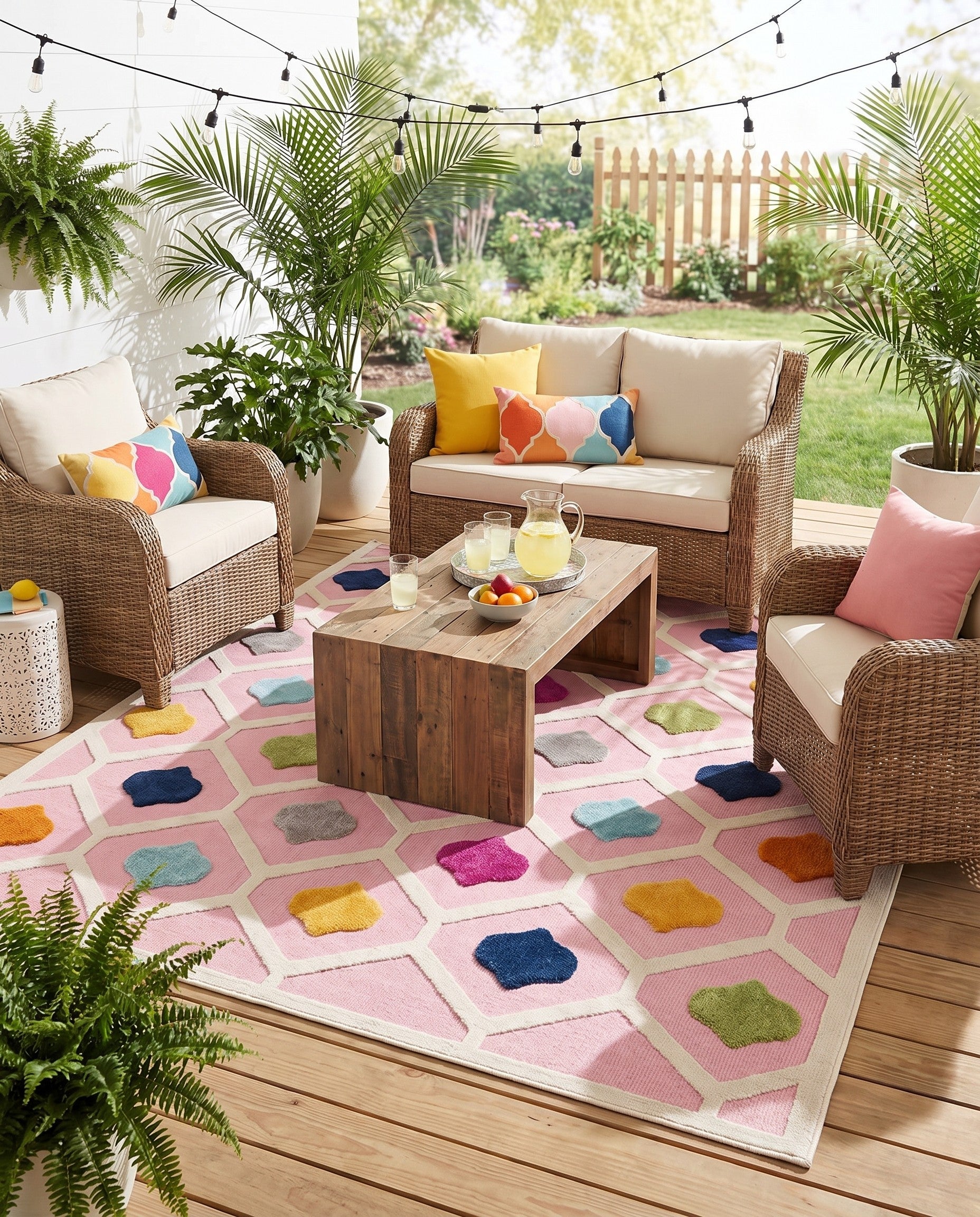 7' 10 x 10' Easy-Clean Aruba Indoor / Outdoor Rug
