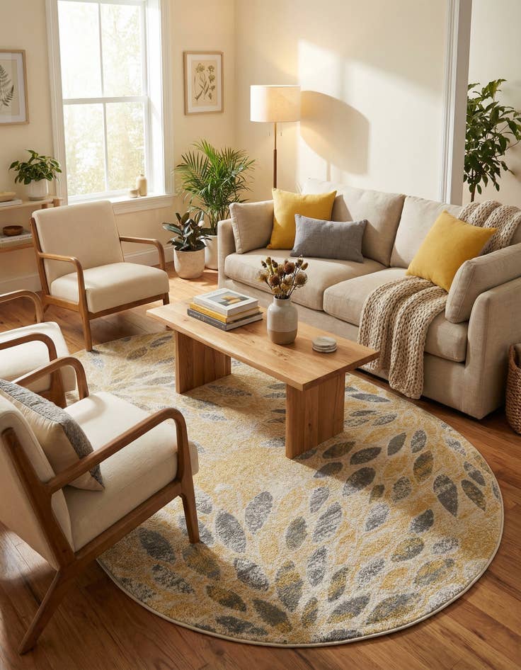 Detail image of 5' x 8' Charleston Oval Rug