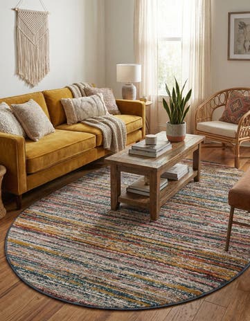Gemstone Oval Rug