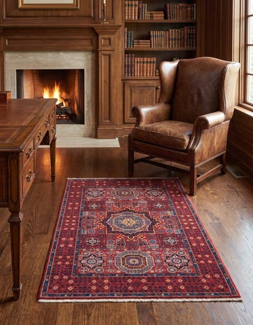 3' 3 x 5' 1 Hand Knotted Mamluk Ziegler Rug