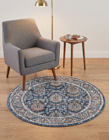 3' 3 x 3' 3 Nyla Round Rug
