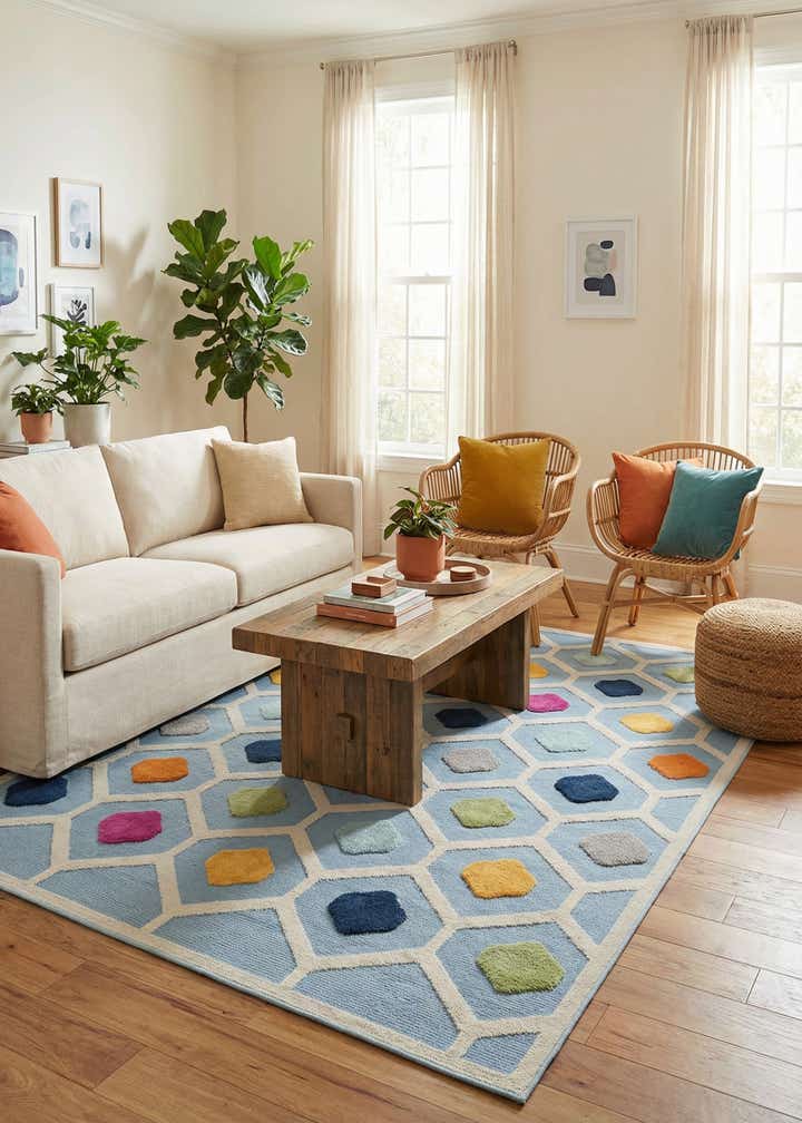 6' x 9' Easy-Clean Aruba Indoor / Outdoor Rug