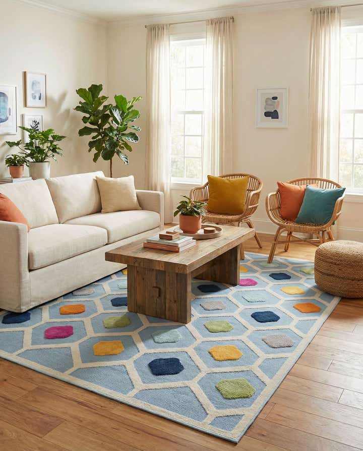 6' x 9' Easy-Clean Aruba Indoor / Outdoor Rug