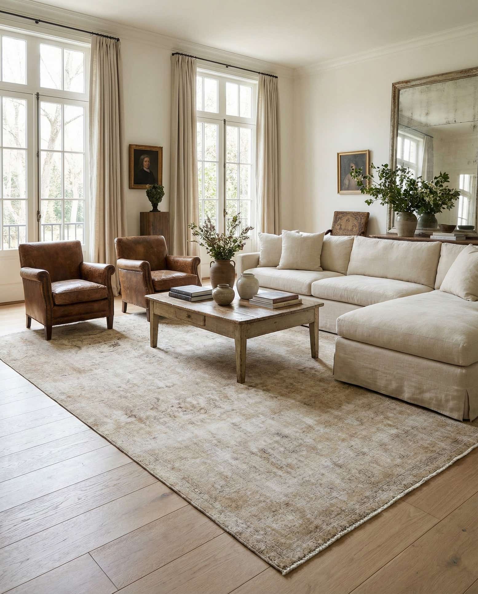 9' 4 x 12' 1 Hand Knotted Ultra Vintage Persian Wool Rug