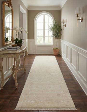 3' 3 x 13' Hand Knotted Darya Wool Runner Rug