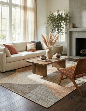 Hand Woven Kilim Jute Rug