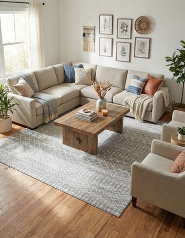 10' x 13' Kasbah Trellis Rug