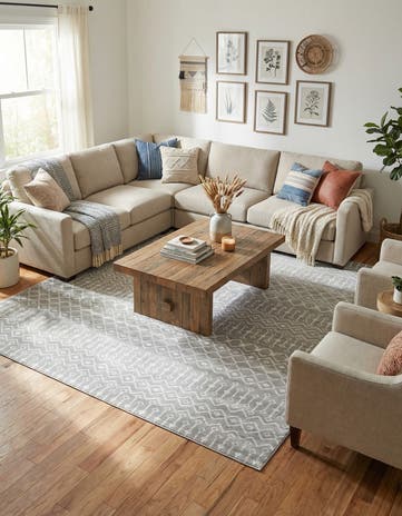 10' x 13' Kasbah Trellis Rug