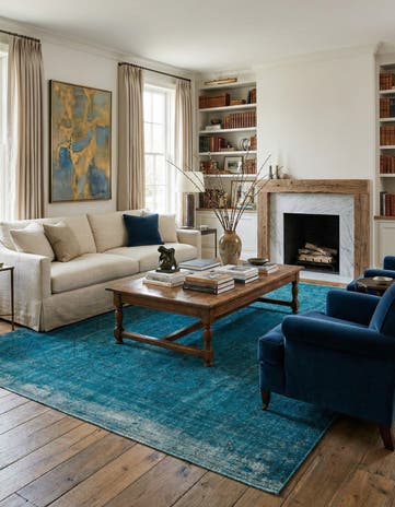9' 6 x 12' 5 Hand Knotted Ultra Vintage Persian Wool Rug