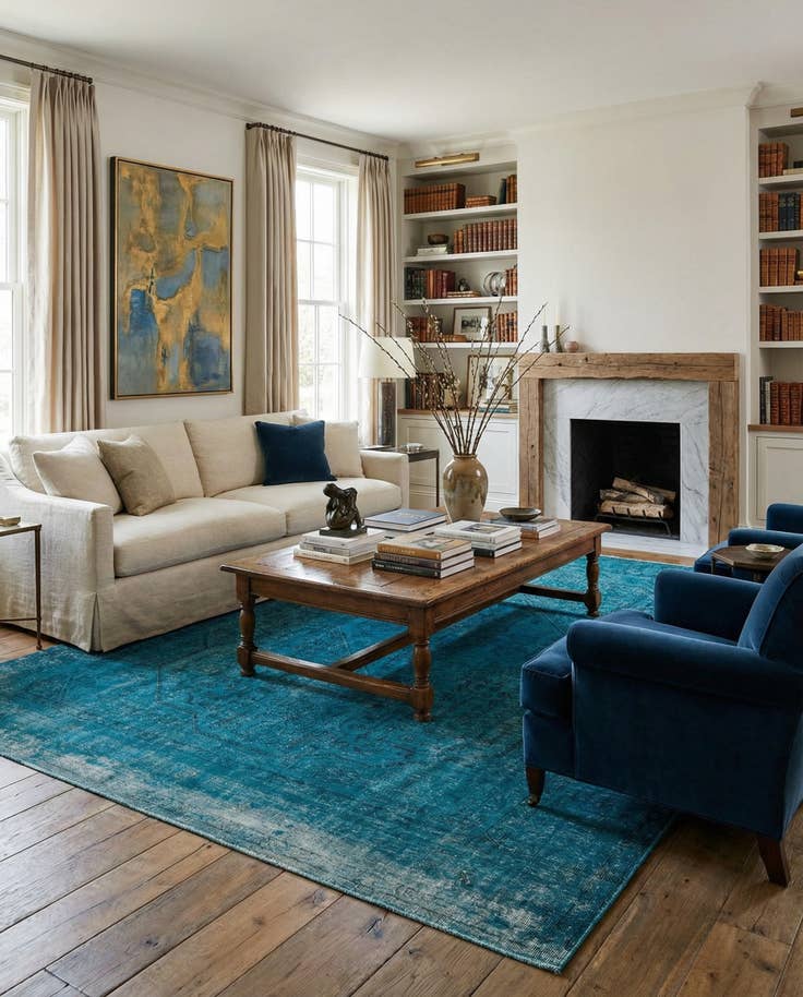 Detail image of 9' 6 x 12' 5 Hand Knotted Ultra Vintage Persian Wool Rug