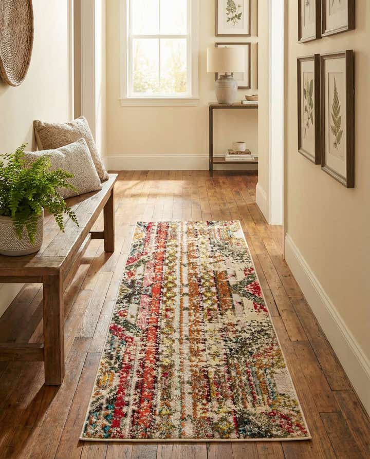 2' x 5' Easy-Clean Casablanca Indoor / Outdoor Runner Rug