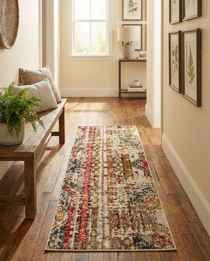 Detail image of 2' x 5' Easy-Clean Casablanca Indoor / Outdoor Runner Rug