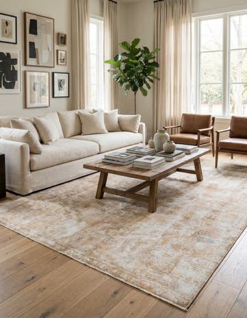 6' 5 x 9' 2 Hand Knotted Ultra Vintage Persian Wool Rug