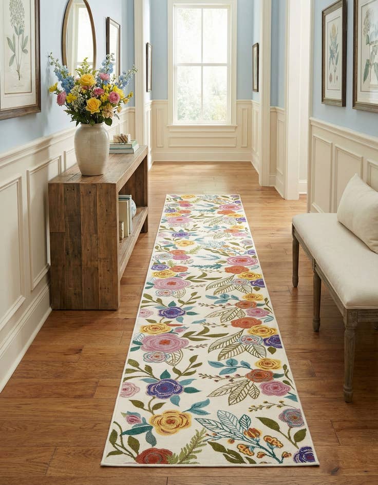 Detail image of 2' 7 x 16' 5 Blossom Runner Rug