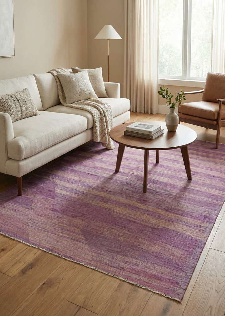 6' 10 x 9' 9 Hand Woven Kilim Modern Wool Rug