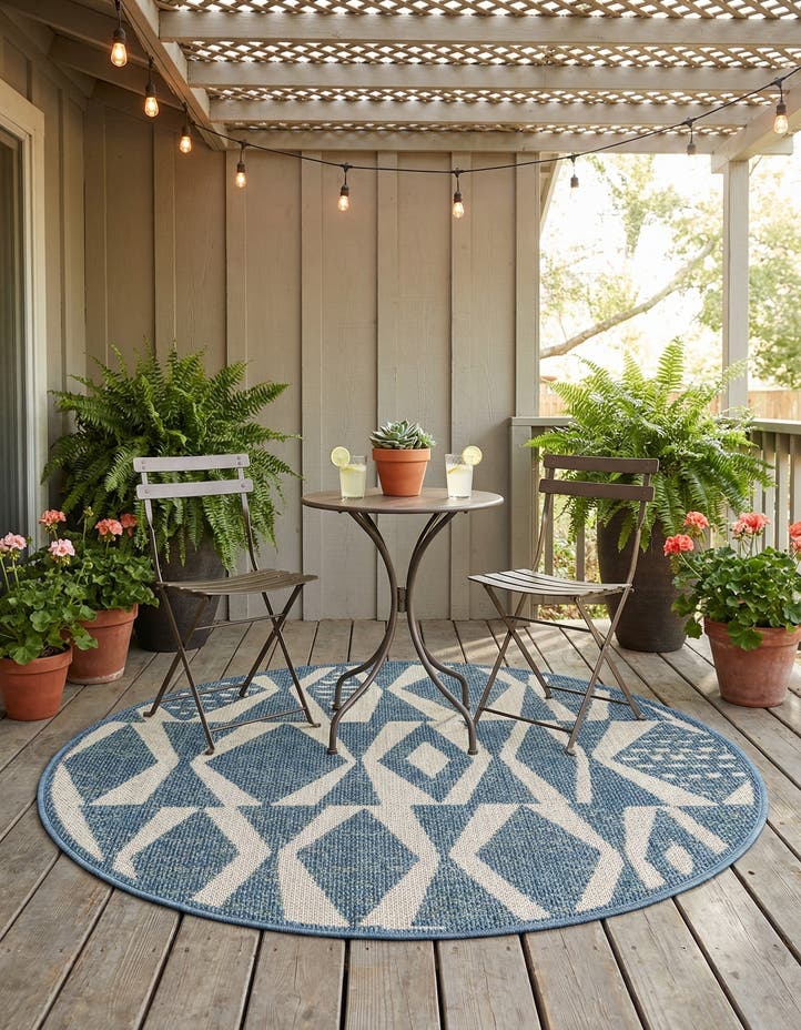 4' 1 x 4' 1 Easy-Clean Baja Indoor / Outdoor R...
