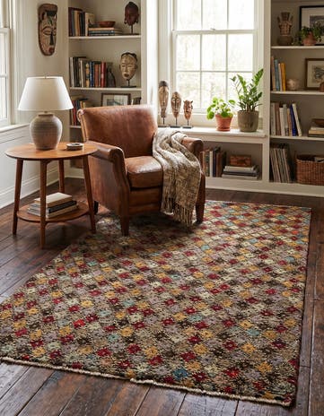3' 8 x 6' Hand Knotted Balouch Wool Rug