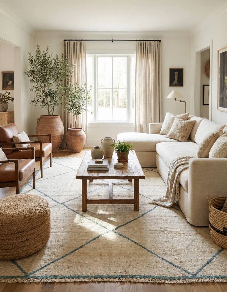 Detail image of 7' 10 x 10' 3  Hand Knotted Moroccan Wool Rug