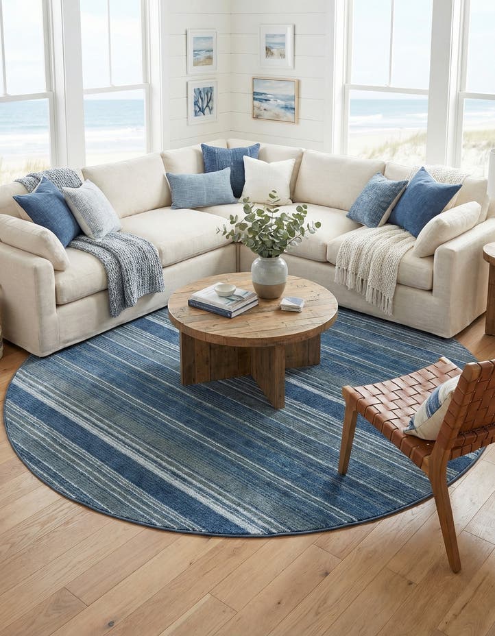10' 2 x 10' 2 Gemstone Round Rug