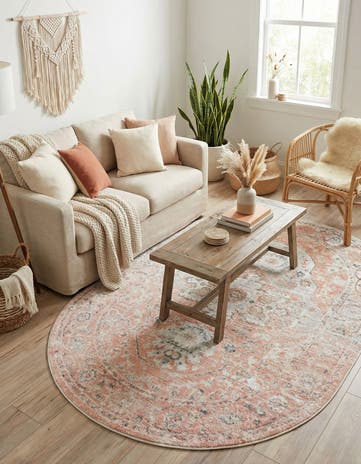 5' 3 x 8' Madeline Vintage Oval Rug