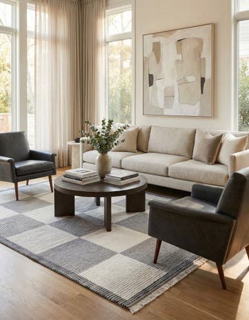 5' 6 x 7' 9 Hand Knotted Darya Wool Rug