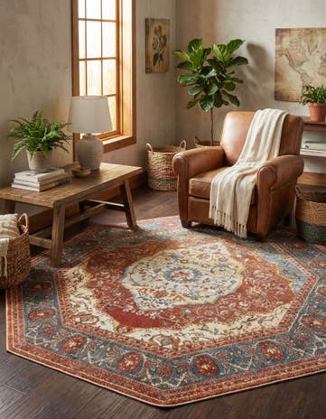 7' x 7' Santiago Octagon Rug