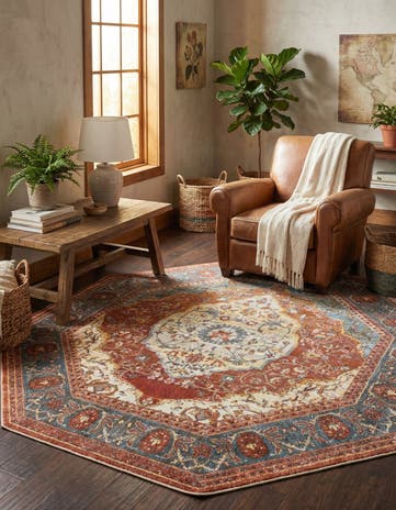 7' x 7' Santiago Octagon Rug