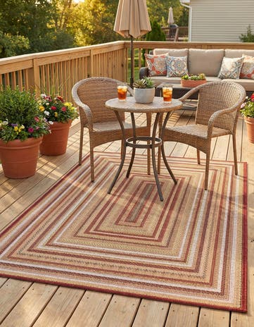 4' x 6' Easy-Clean Baja Indoor / Outdoor Rug