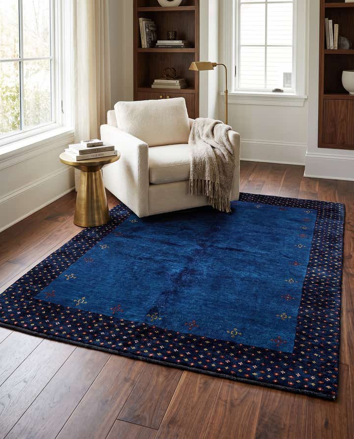 4' 8 x 6' 8 Hand Knotted Kashkuli Gabbeh Wool Rug